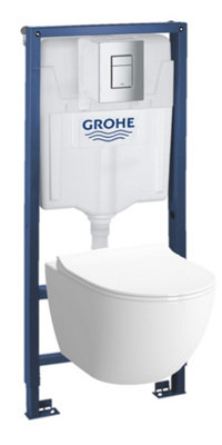 Grohe Toilet Set GROHE + VITRA SENTO RimEx Bowl with softclose seat ...