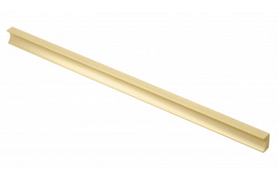 Groove Furniture Handle Cabinet Kitchen Wardrobe Door Pull Modern Home Long 1200mm length with 3x325mm hole center Brushed Gold