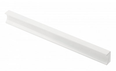 Groove Furniture Handle Cabinet Kitchen Wardrobe Door Pull Modern Home Long 190mm length with 160mm hole center White Mat