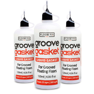Groove Gasket From Floor-Fix Pro - 3 Room Pack Creaky Floor Repair Only purchase after testing with Squeaky Floor Treatment
