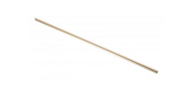 GROOVE - long handle - total length 1200mm - light brushed gold