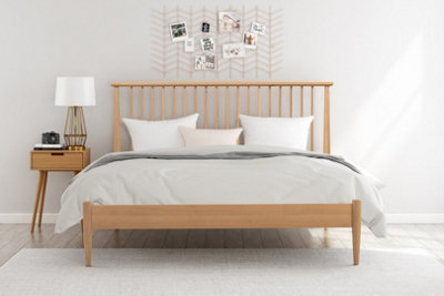 Grosvenor Double 4ft 6 Solid Oak Bed Frame