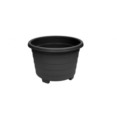 Grosvenor Round Planter Ebony (One Size)