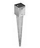 GROUND SPIKE Heavy Duty Galvanised Drive-in PERGOLA Post Anchor Support Stakes 121x121mm - 900mm