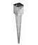 GROUND SPIKE Heavy Duty Galvanised Drive-in PERGOLA Post Anchor Support Stakes 76x76mm - 750mm