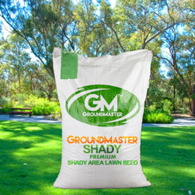 GroundMaster 20kg Shady Premium Dark Lawn Area Quality Grass Seed Various Sizes