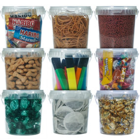 GroundMaster Plastic Storage Tubs 1L (20 Tubs)