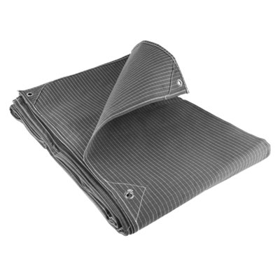GroundMaster Rip-Stop Canvas Tarpaulin (2.7m x 3.6m)