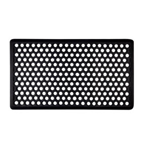 Groundsman Honeycomb Doormat Black (One Size)