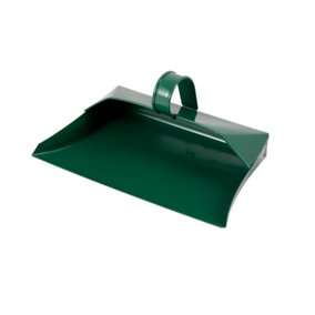 Groundsman Metal Dustpan Green (34cm x 15cm x 21cm)