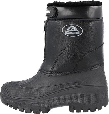Groundwork LS90 Mens/Ladies Mucker Stable Yard Waterproof Winter Snow Zip Boots Wellies