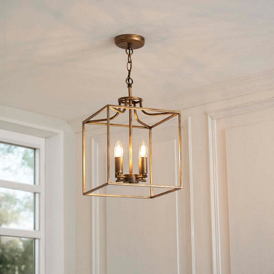 Grove Matte Antique Brass Ceiling Light Pendant