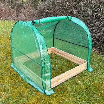 Grow Tunnel for Raised Vegetable Bed (125cm x 125cm x 100cm)