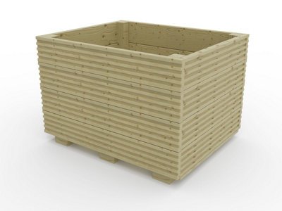 GrowCrate wooden economic planters, 800x600x518