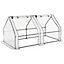 Growhouse Tunnel Greenhouse Large Garden Polytunnel Grow House - 2 Section