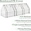 Growhouse Tunnel Greenhouse Large Garden Polytunnel Grow House - 3 Section
