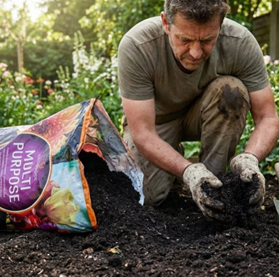 Growmoor Multi Purpose Compost 50L General Garden Compost for Plants ...