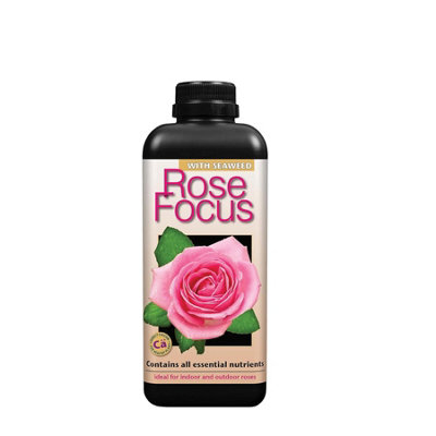 Growth Technology Rose Focus 1L Liquid Fertiliser for Indoor & Outdoor ...