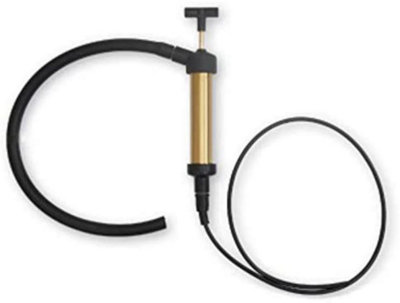 Groz Brass & Neoprene Hand Sump  Pump With 2 Hoses