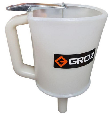 Groz Measuring Funnel Durable Plastic 2 Litre Capacity