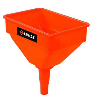 Groz Universal Petrol/Diesel Funnel For Oil Or Water