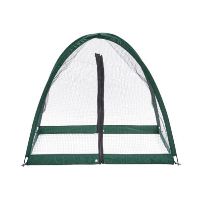 GroZone Cage Garden Cloche - Outdoor Grow House Tent with 2 Zipped ...