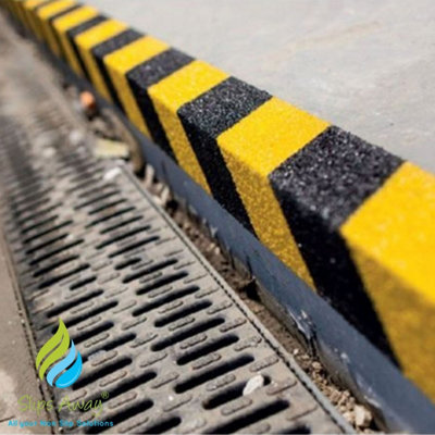 GRP Stair Nosings Heavy-Duty Anti-Slip Safety Tread - Non-Slip Step ...