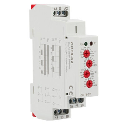 GRT8-S2 Mini Asymmetric Cycle Timer ON/OFF Repeat Cycle Time Relay AC