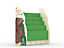 Gruffalo Sling Bookcase - MDF/Wood - L23 x W51 x H60 cm