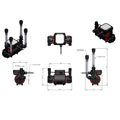 Grundfos STR2-1.5 C Niagara 1.5 Bar Twin Impeller Regenerative Shower Pump