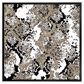 Grunge pattern (Picutre Frame) / 30x30" / White