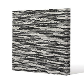 Grunged Stripes (Canvas Print) / 77 x 77 x 4cm