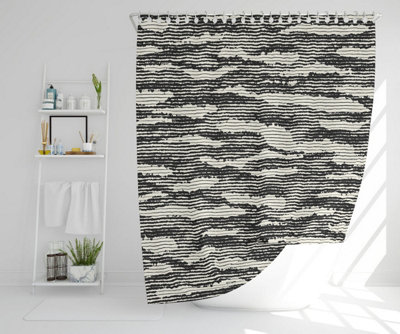 Grunged Stripes (Shower Curtain) / Default Title Price Comparisons | Compare The Build