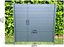 GSD Aluminium Heavy-Duty Fencing/Screening System Starter Kit in Grey