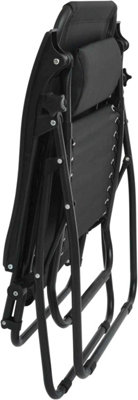 GSD Black Zero Gravity Outdoor Relaxer Chair - 6