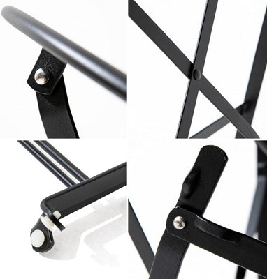 GSD Eve Black Bistro Foldable Balcony Set