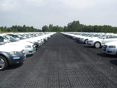 GSD Recycled Plastic Gravel/Grass Grid Paver Path Base Mat 1 x 0.25 sqm - 6