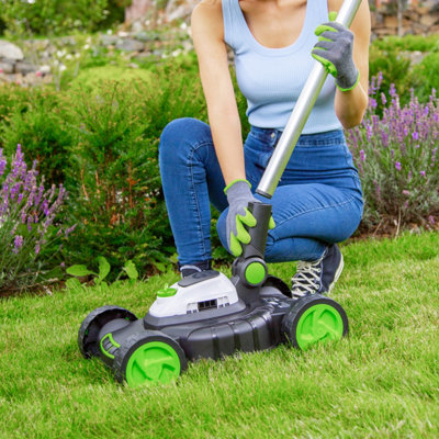 Small electric push mower discount