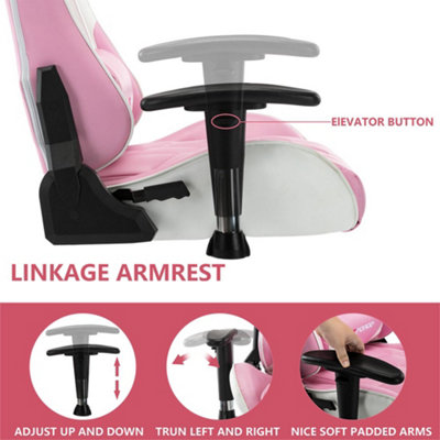 GTForce Pro GT Reclining Sports Racing Gaming Office Desk Pc Car Faux ...