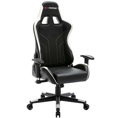 Gt force gaming best sale chair black and white