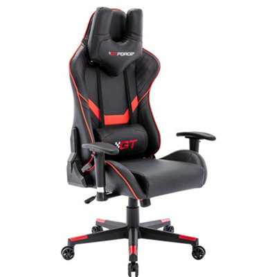 GTForce Pro V8 Reclining Sports Racing Gaming Office Swivel Desk Pc Car ...