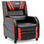 GTFORCE RANGER S FAUX LEATHER GAMING RECLINER ARMCHAIR SOFA RECLINING CINEMA CHAIR (Red)