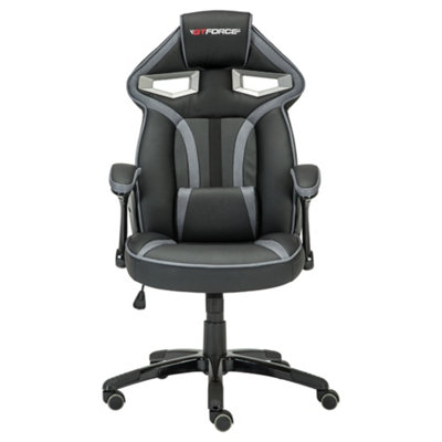 GTForce Roadster 1 Sport Racing Car Office Chair, Adjustable Lumbar ...