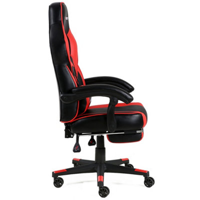 GTForce Turbo Reclining Sports Racing Gaming Office Desk Pc Car Faux ...