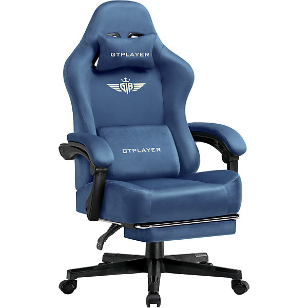 GTPLAYER Chaise Gaming Bureau Ergonomique Fauteuil Gaming Leathaire, accoudoir inclinable, avec Repose-Pieds Noir GTPLAYER Chaise Gaming Bureau Ergonomique Fauteuil Gaming Leathaire, accoudoir inclinable, avec Repose-Pieds Noir