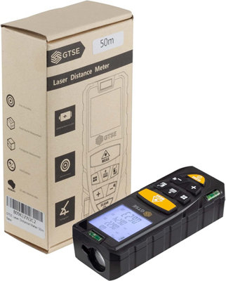 GTSE Laser Distance Meter 50M 164ft DIY at B Q