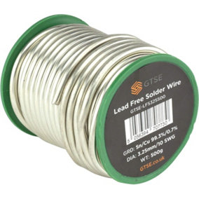 GTSE Lead Free Solder Wire 10 SWG/3.25mm 500g