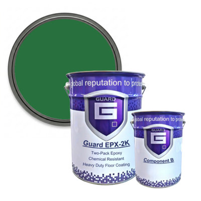Guard EPX-2K 2pack Epoxy Floor Paint Sheen Mid Green 5Ltr