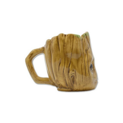 Guardians Of The Galaxy 3D Groot Mug Brown (One Size)