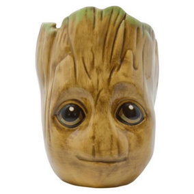 Guardians Of The Galaxy Baby Groot Mug Brown (One Size)